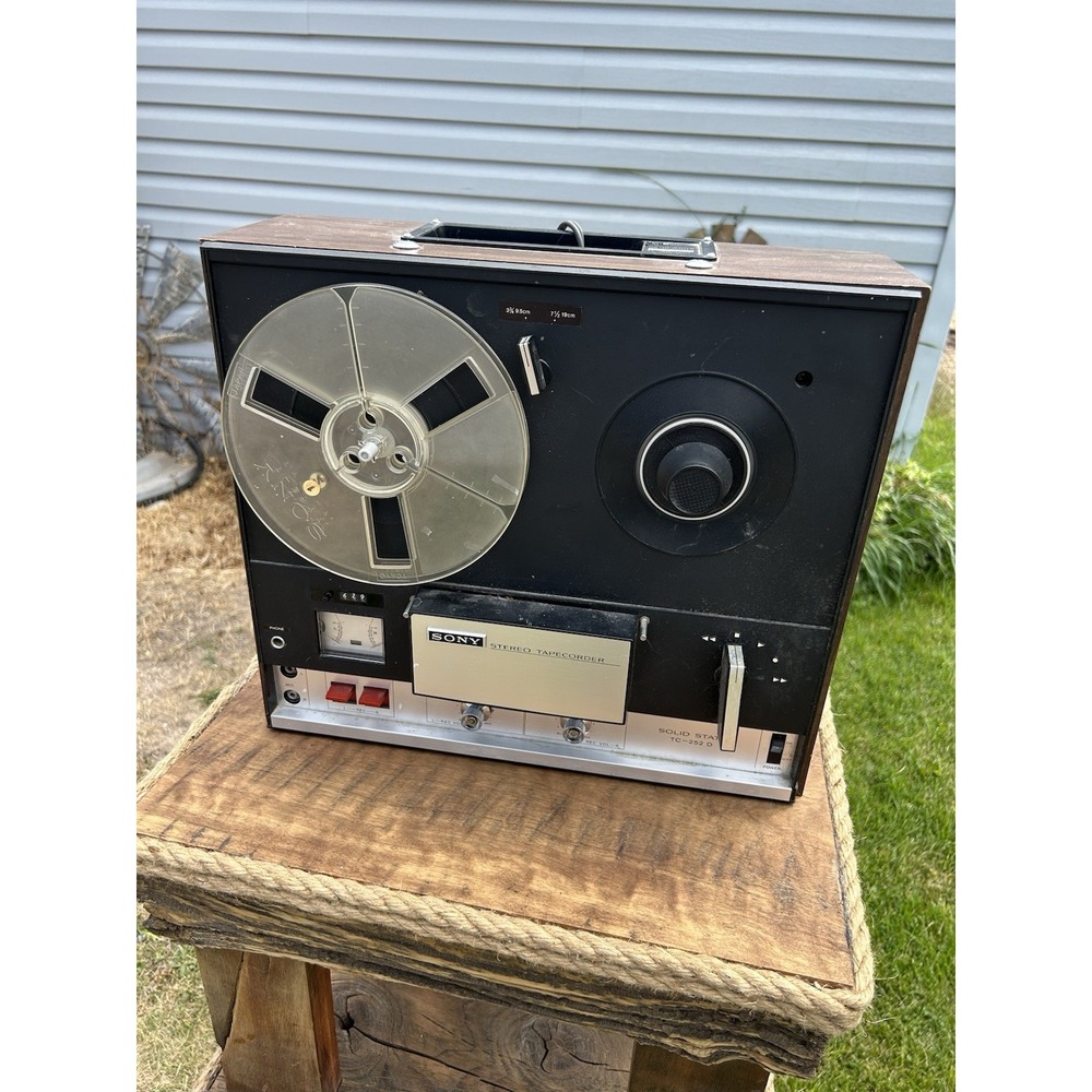 Sony TC-252D Stereo Solid State Vintage Reel-to-Reel Tape Recorder Stereo